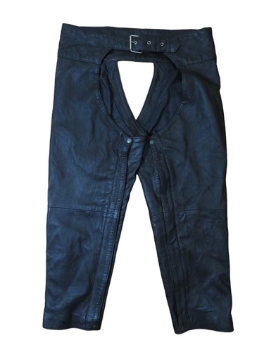 Vtg black leather - black,